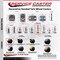 Service Caster 2'' Black Metal Hood Twin Wheel Caster Nylon Wheels 3/8 Thread Stem, 5PK SCC-TS02S50D-NYS-FB-381615-5 - alternate 2